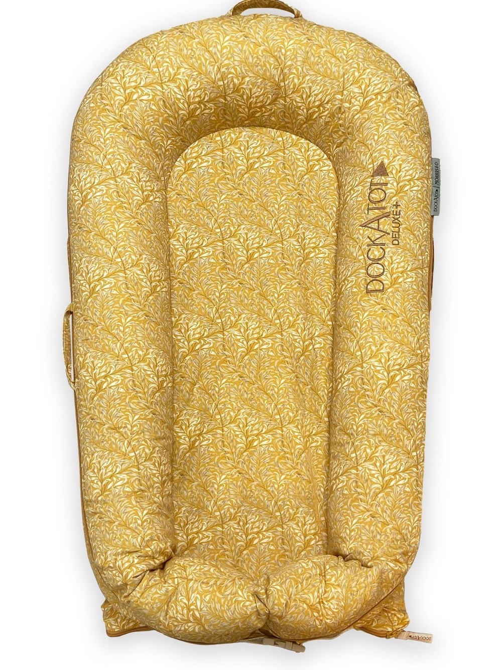 EUC DockATot Deluxe+ Replacement Cover, Morris  & Co - Golden Willow Boughs